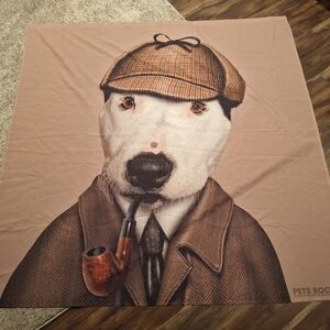 Shower Curtain "By Takkoda" Dog With Pipe